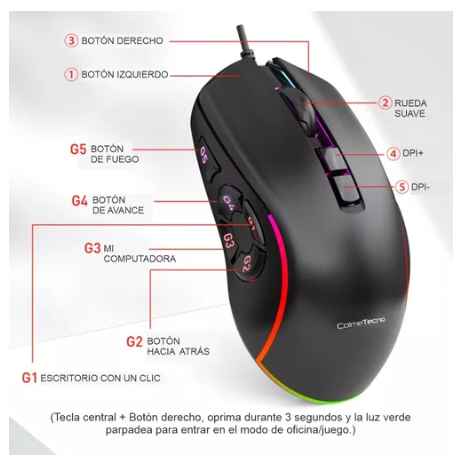 MOUSE GAMER X9