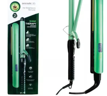 Combo Plancha Aguacate y Pinza Rizador