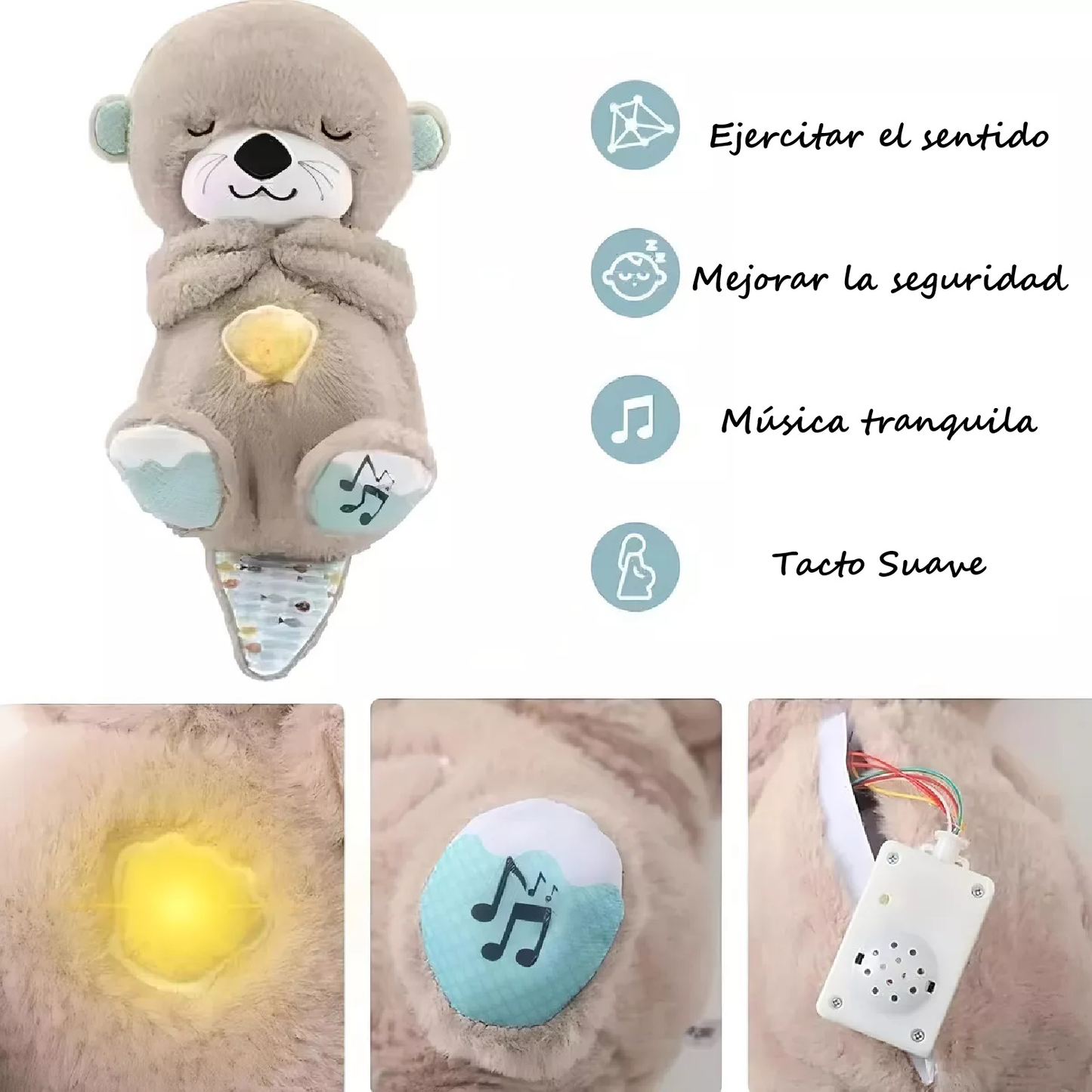 Peluche Interactivo Nutria De Respiració