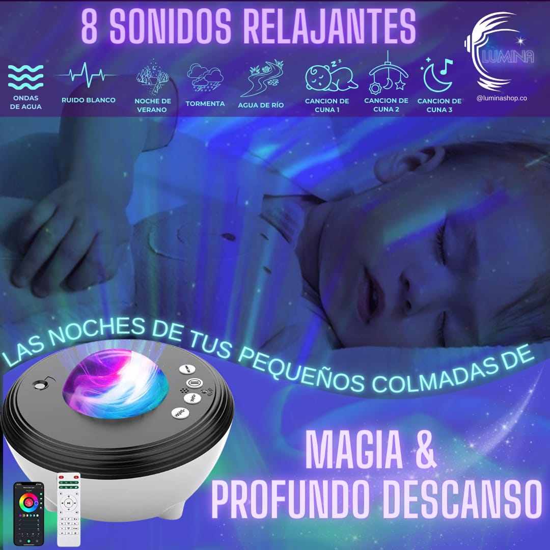 PROYECTOR GALAXIA AURORA BOREAL SMARTAPP
