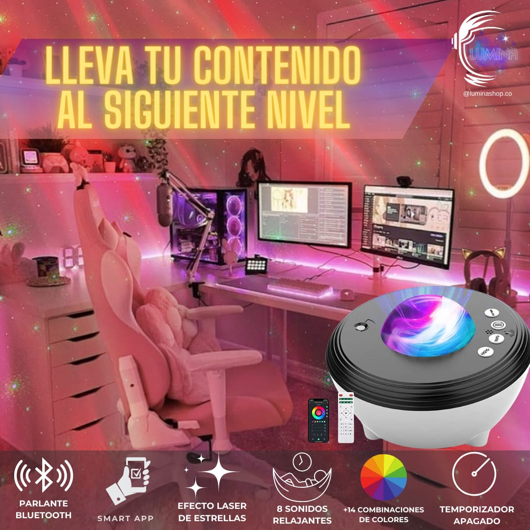 PROYECTOR GALAXIA AURORA BOREAL SMARTAPP